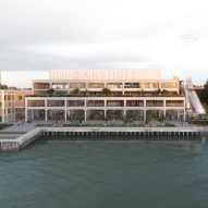 Render of the Danshuis dance centre in Rotterdam by MAD