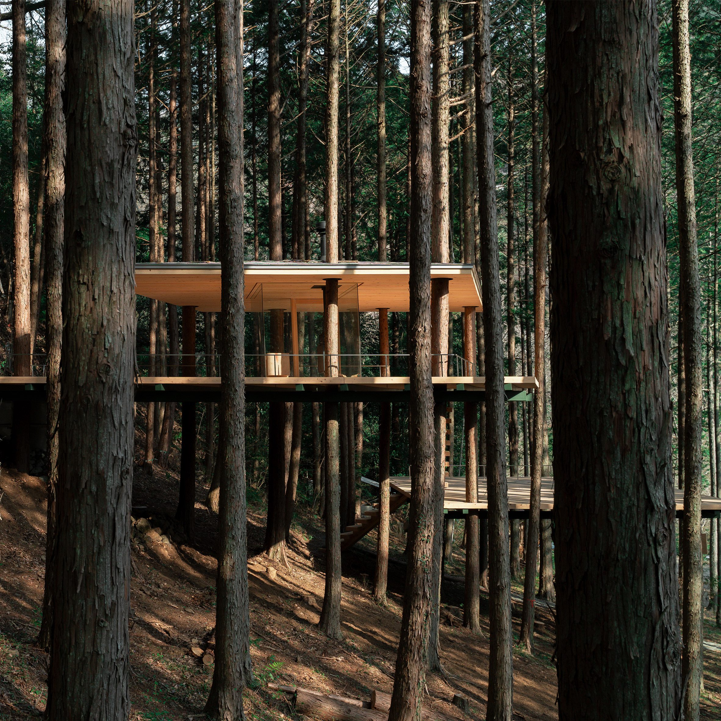 Daichi Silent River Tree Sauna, Kanagawa, Japan, by Daichi