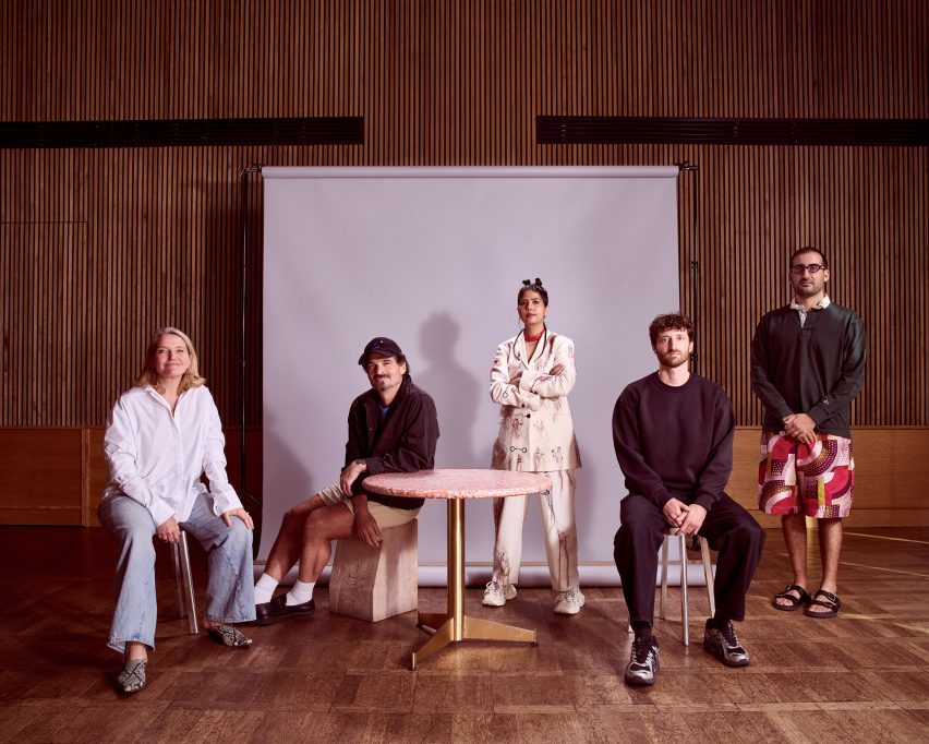 Wendy Saunders, Jaime Hayon, Smita Thomas, Bennie Allan and Julien Sebban at the master jury day at One Hundred Shoreditch