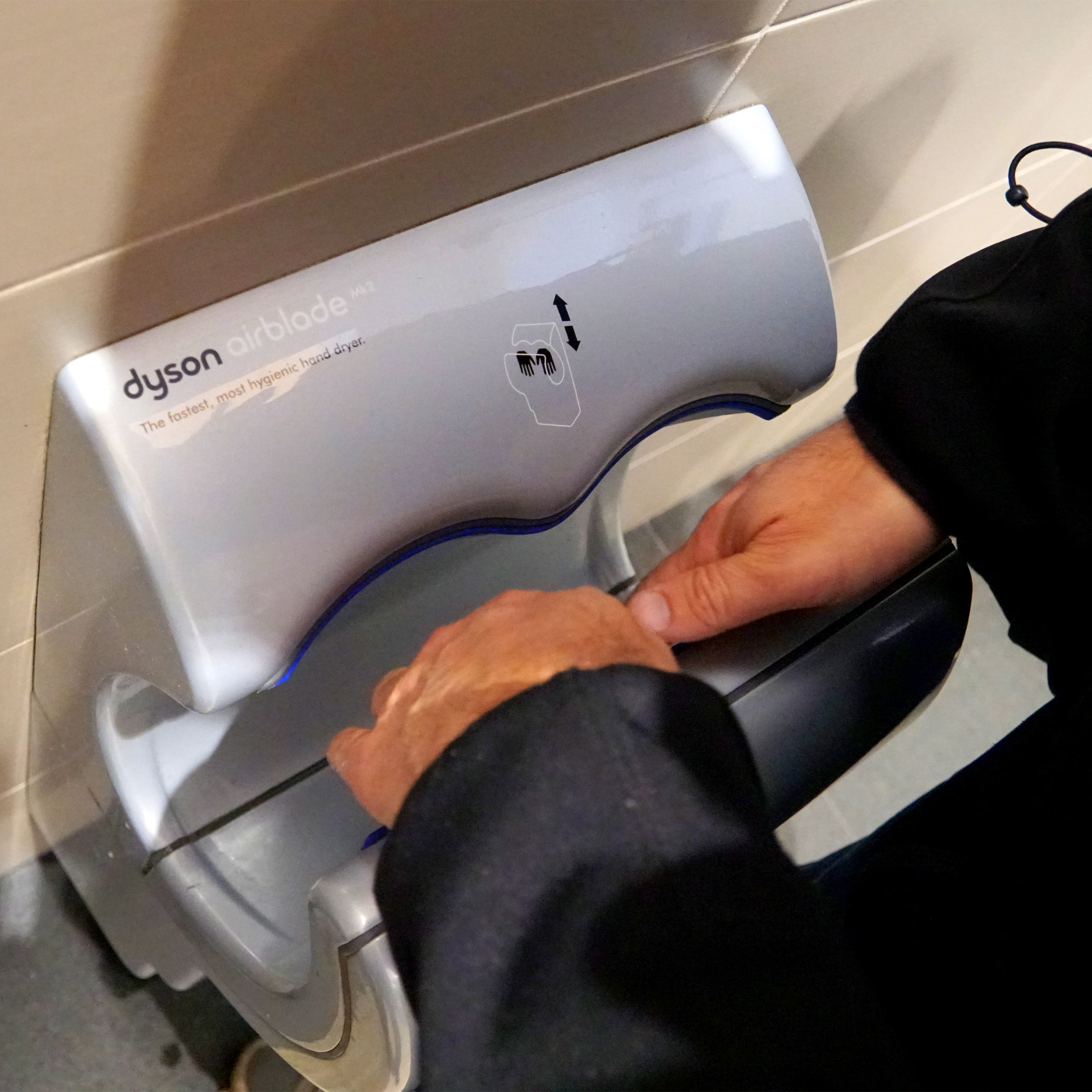 Dyson Airblade hand dryer