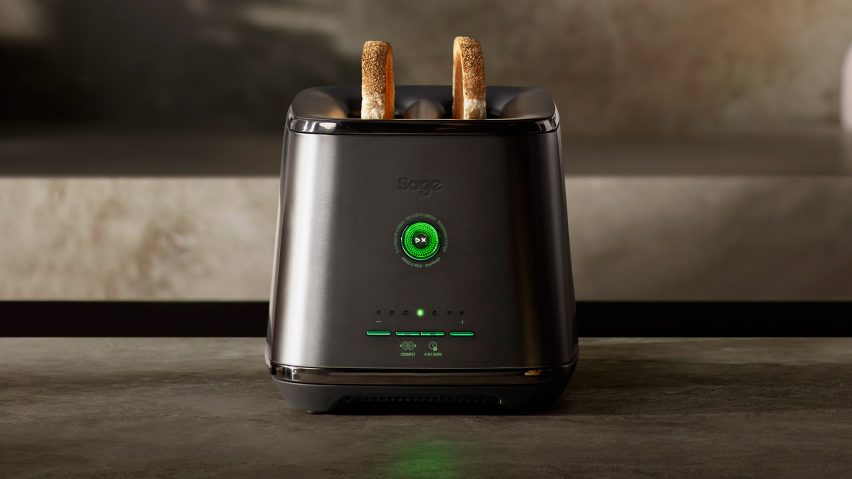 Colour sensing toaster