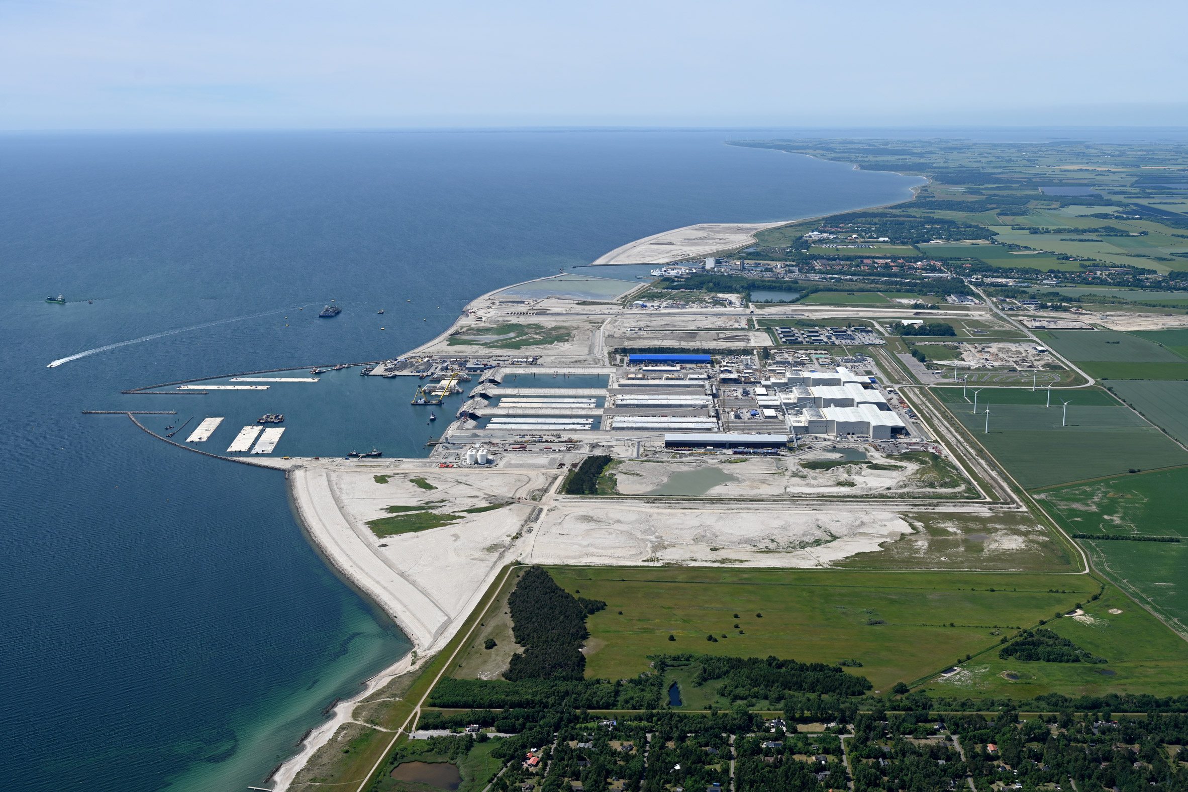 Fehmarnbelt Tunnel land reclamation