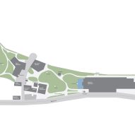 Site plan of Fondation Beyeler