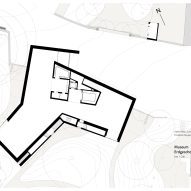 Ground floor plan of Wyss Museum at Fondation Beyeler by Peter Zumthor