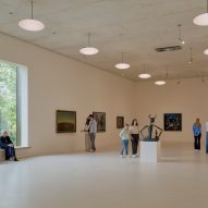 Fondation Beyeler expansion in Switzerland by Peter Zumthor