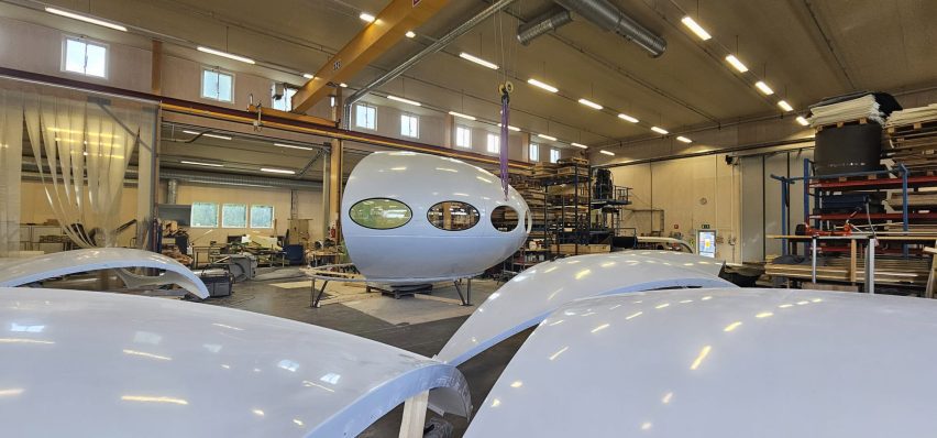 Half-built Futuro House