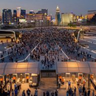 Grimshaw Allegiant Stadium plaza rendering