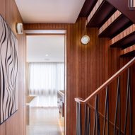 Staircase inside Hampstead Town House by Hayhurst and Co