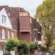 Exterior view of Hampstead Town House by Hayhurst and Co