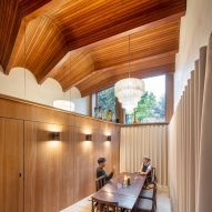 Dining room inside Hampstead Town House by Hayhurst and Co
