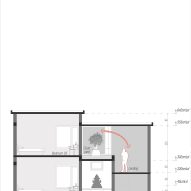 Section of House Beyond the Mango Trees by InLe Architects
