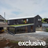 Tato Architects completes charred timber-clad home in Japan