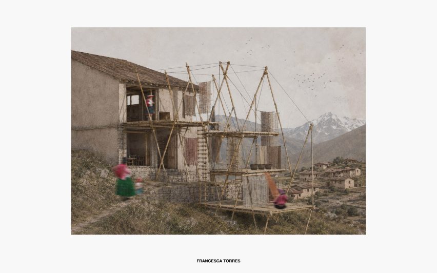 Visualisation of a rural weaving factory