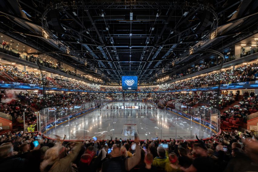 Ice hockey arena
