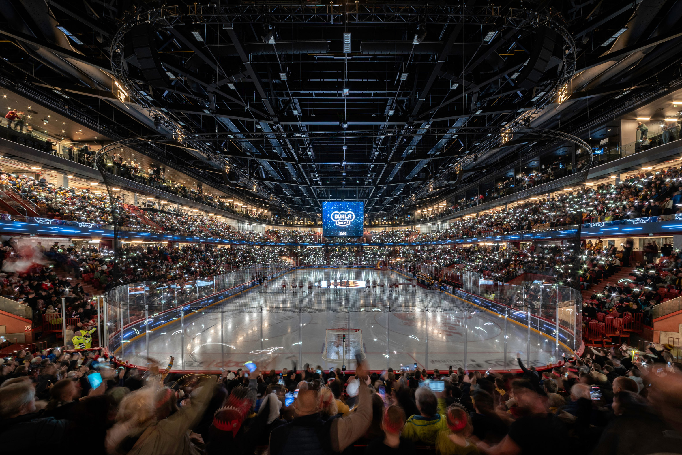 Ice hockey arena