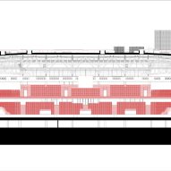 Section of Jihlava Municipal Arena by Chybik + Kristof