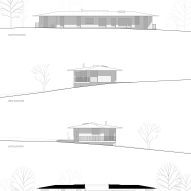 Elevations and sections of Pine House by Johan Sundberg Arkitektur
