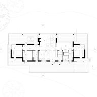 Plan of Pine House by Johan Sundberg Arkitektur