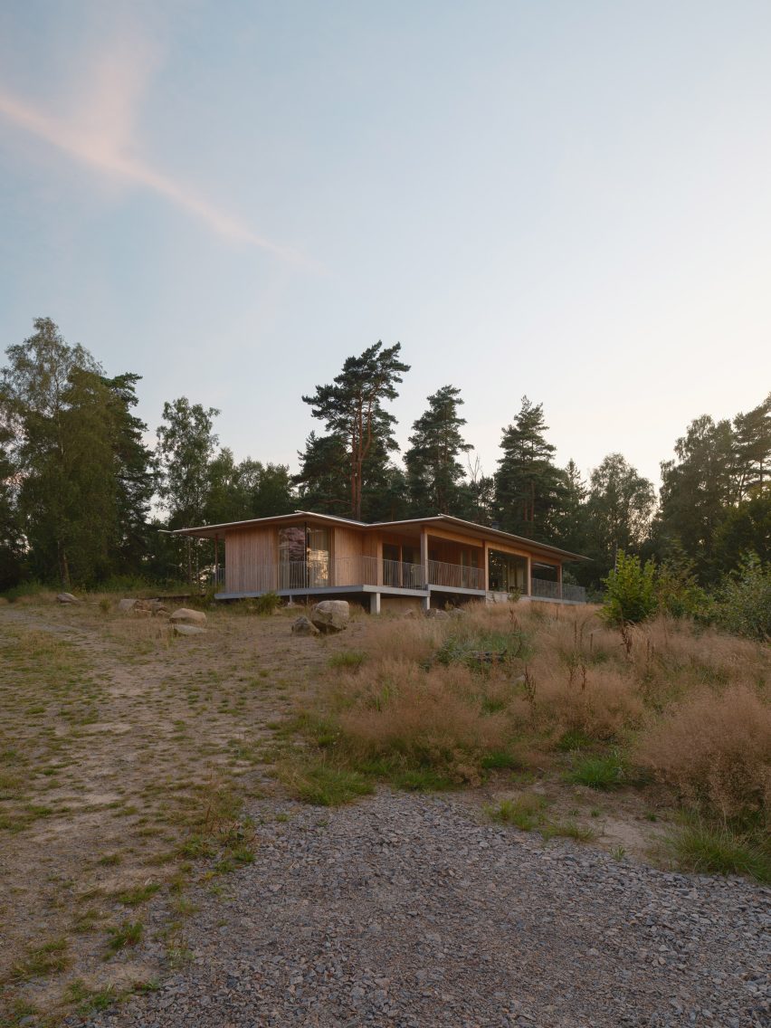 Exterior view of Pine House