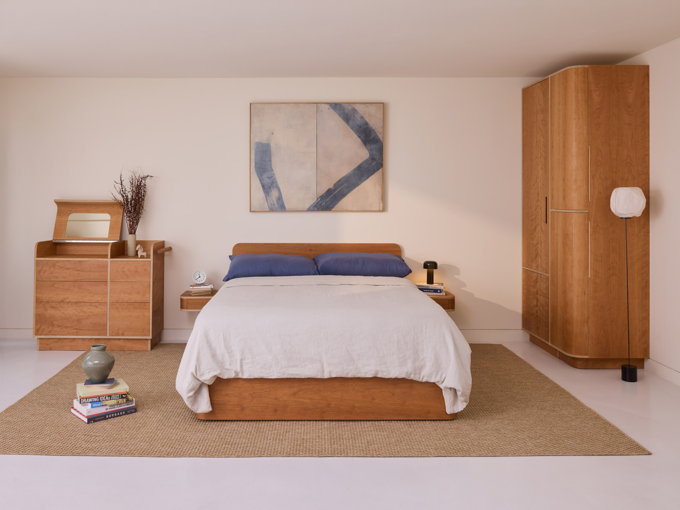 Fold-down bed