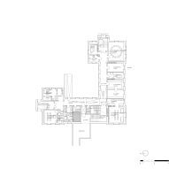 Basement plan of Mind Museum by CF Møller