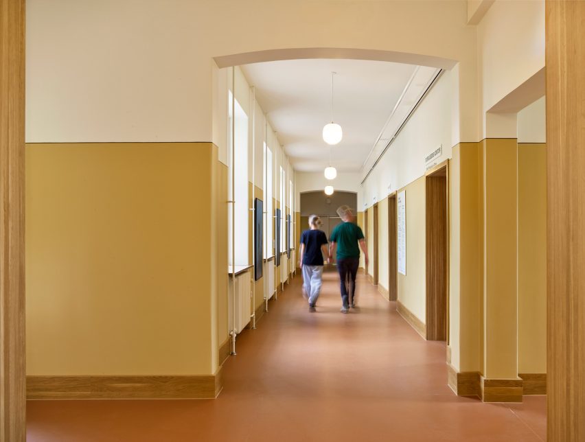 Converted hospital interior