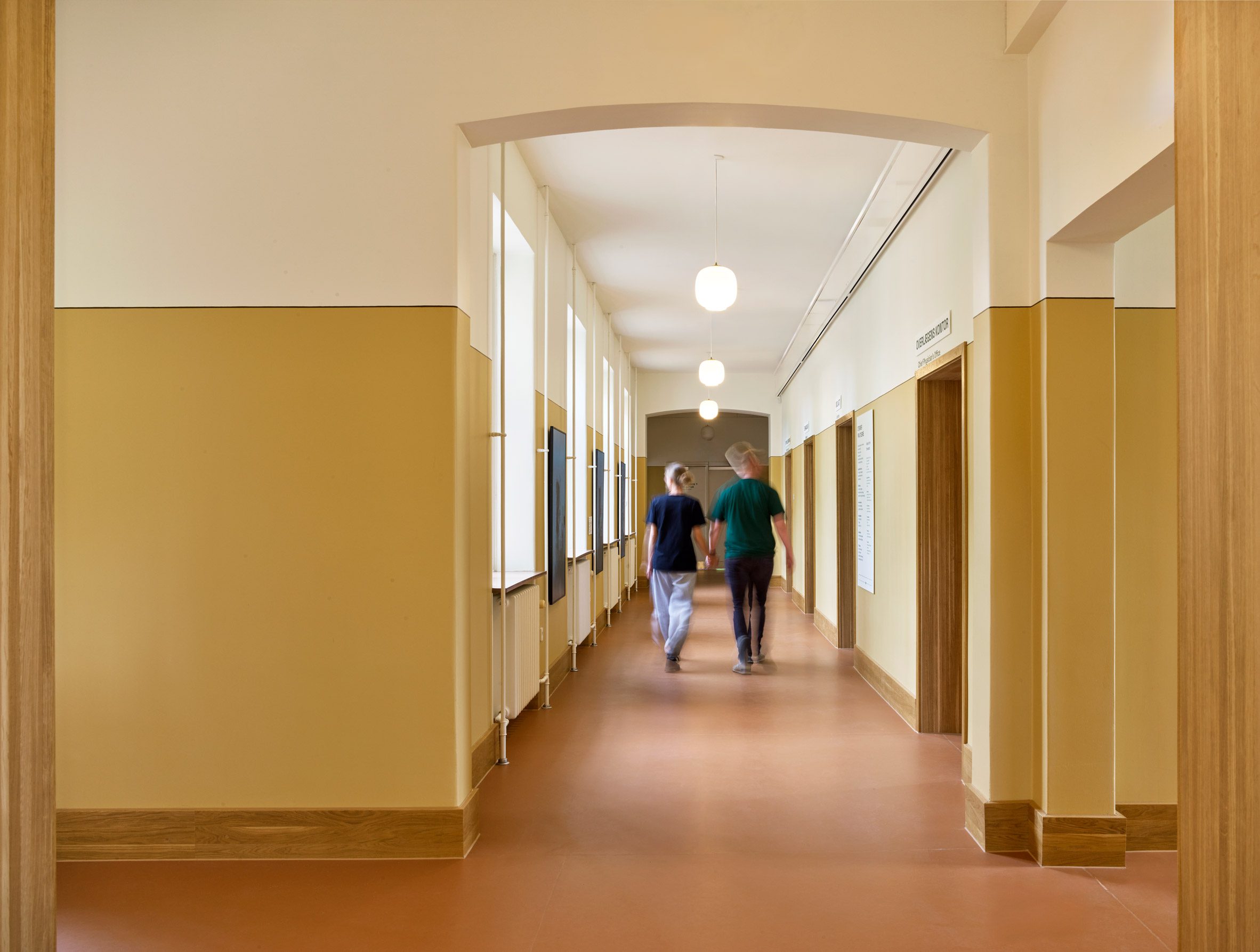 Converted hospital interior