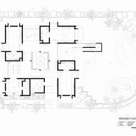 Ground floor plan of Monastic Field in India by Roomoor