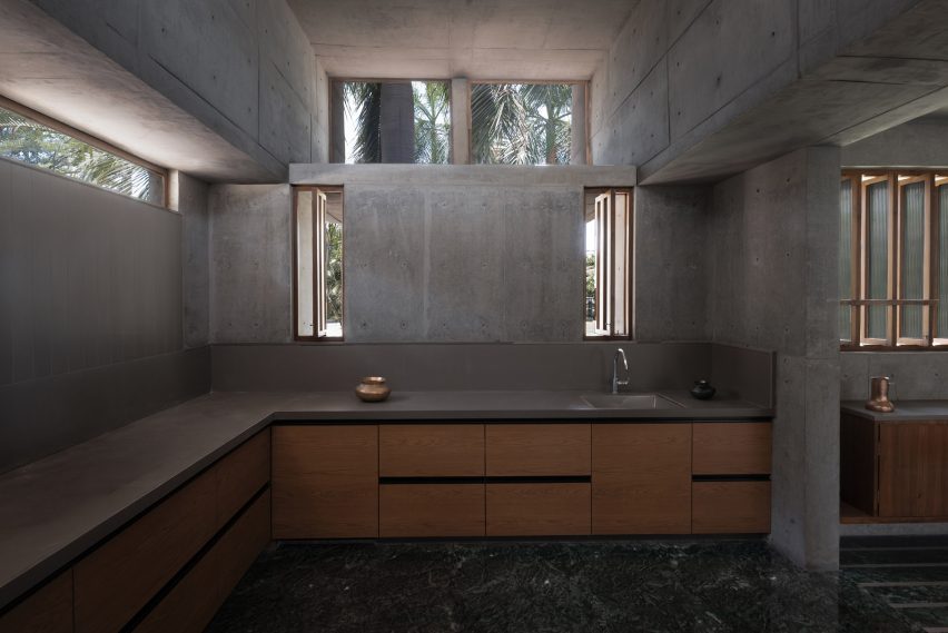 Interior of Monastic Field house in India by Roomoor