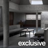 "Monolithic" concrete house informed by rock-cut monastic homes