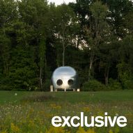 MOS creates basket-like aluminium pavilion at Art Omi in New York