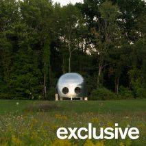 MOS creates basket-like aluminium pavilion in New York
