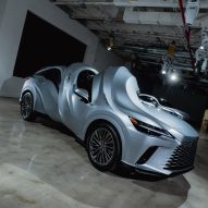 MSCHF twists Lexus electric cars into absurd shapes in New York