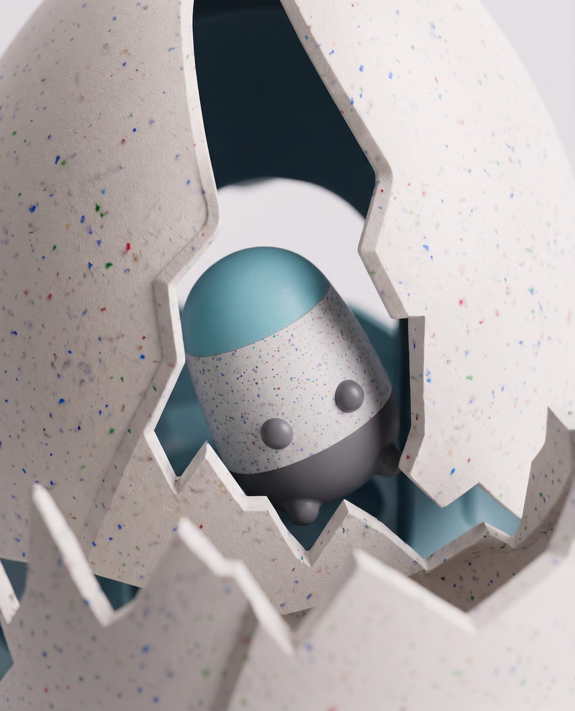 Figuring in Nest Egg piggy bank by Filament