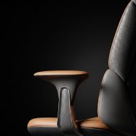 Nyla leather chair by Omidi