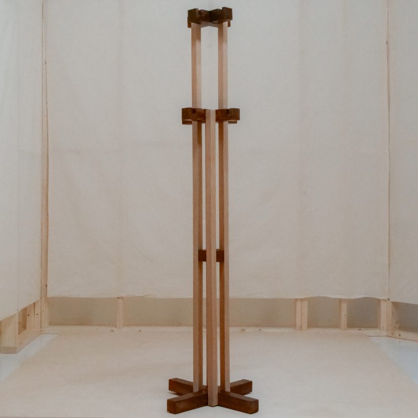Offcuts coat rack