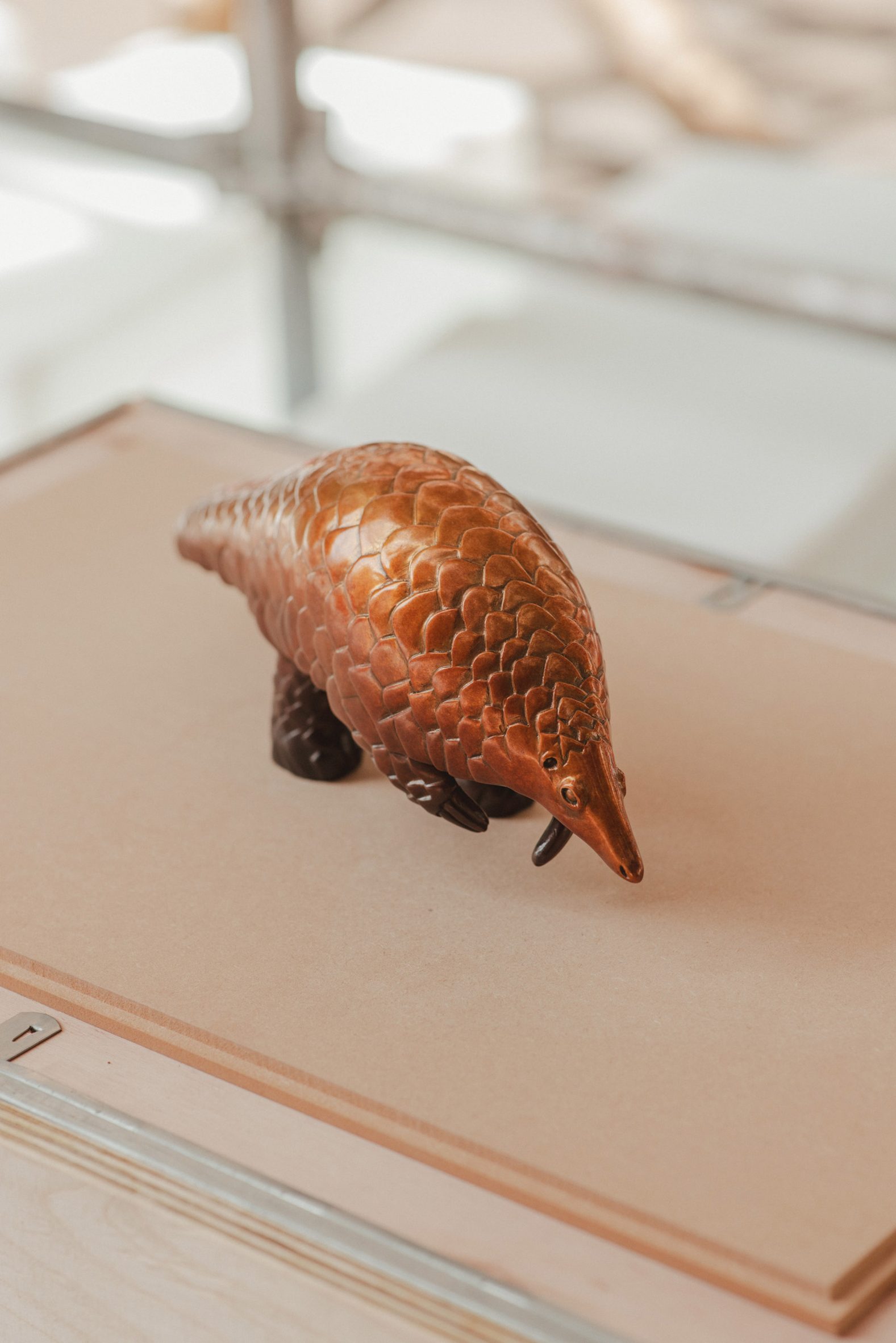 Small model of a pangolin