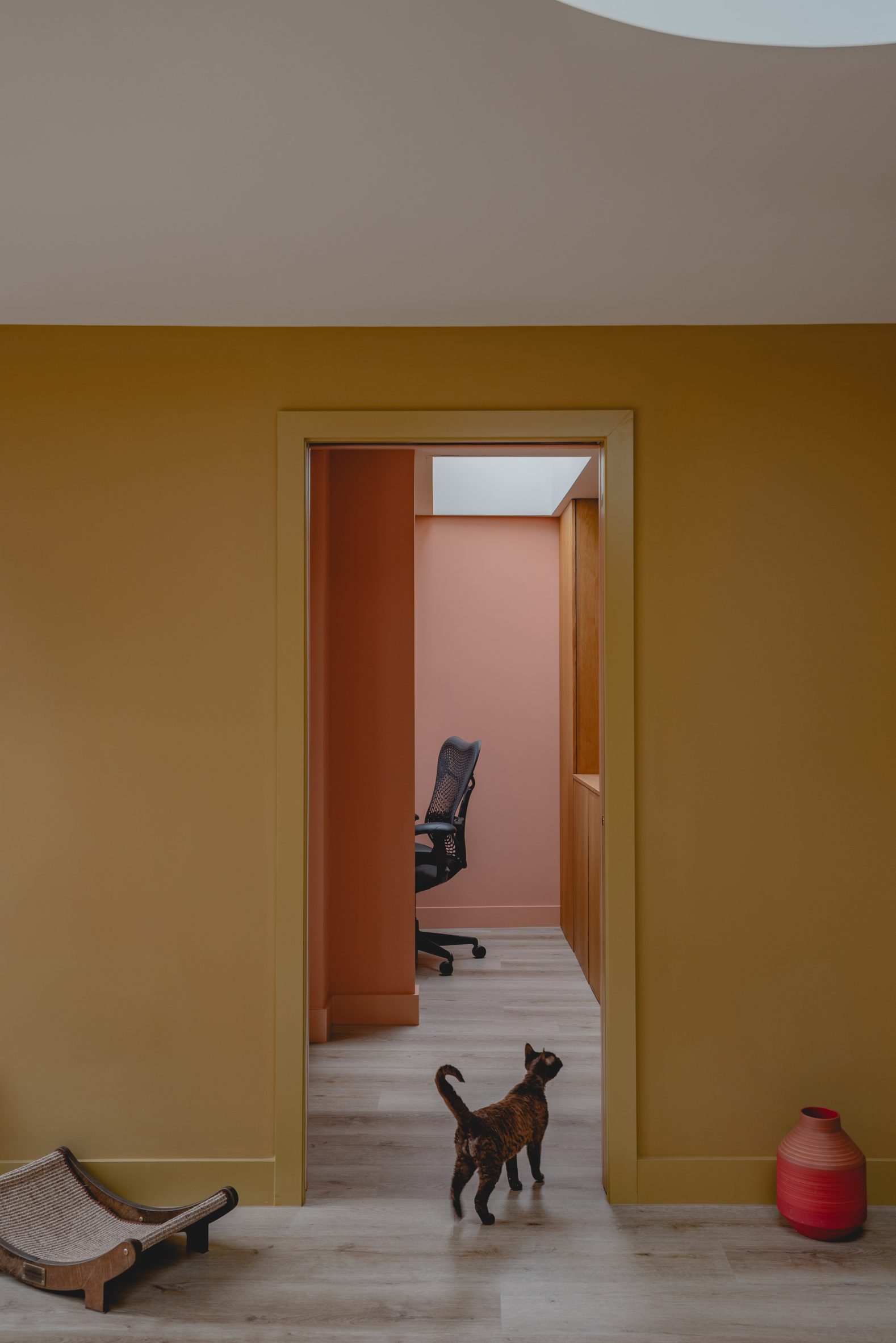 View towards study area at home extension by Pend
