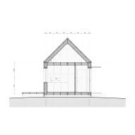 Section of Plana House by Kristijan Markoc