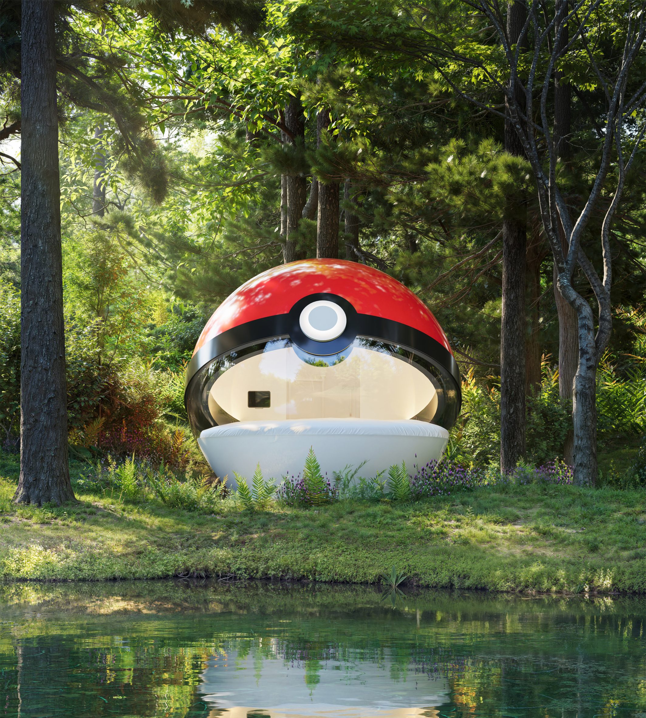 Poké Ball-Themed Hotel by Not A Hotel