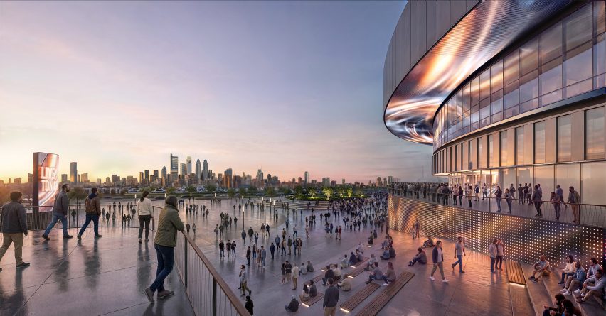 New 76ers/Flyers arena rendering