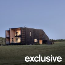 RHAD Architects gives Nova Scotia house "monolithic presence"