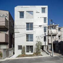 Ryuichi Sasaki Architecture uses trapezoid motifs for Tokyo housing