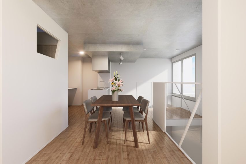 Condo interior by Ryuichi Sasaki Architecture