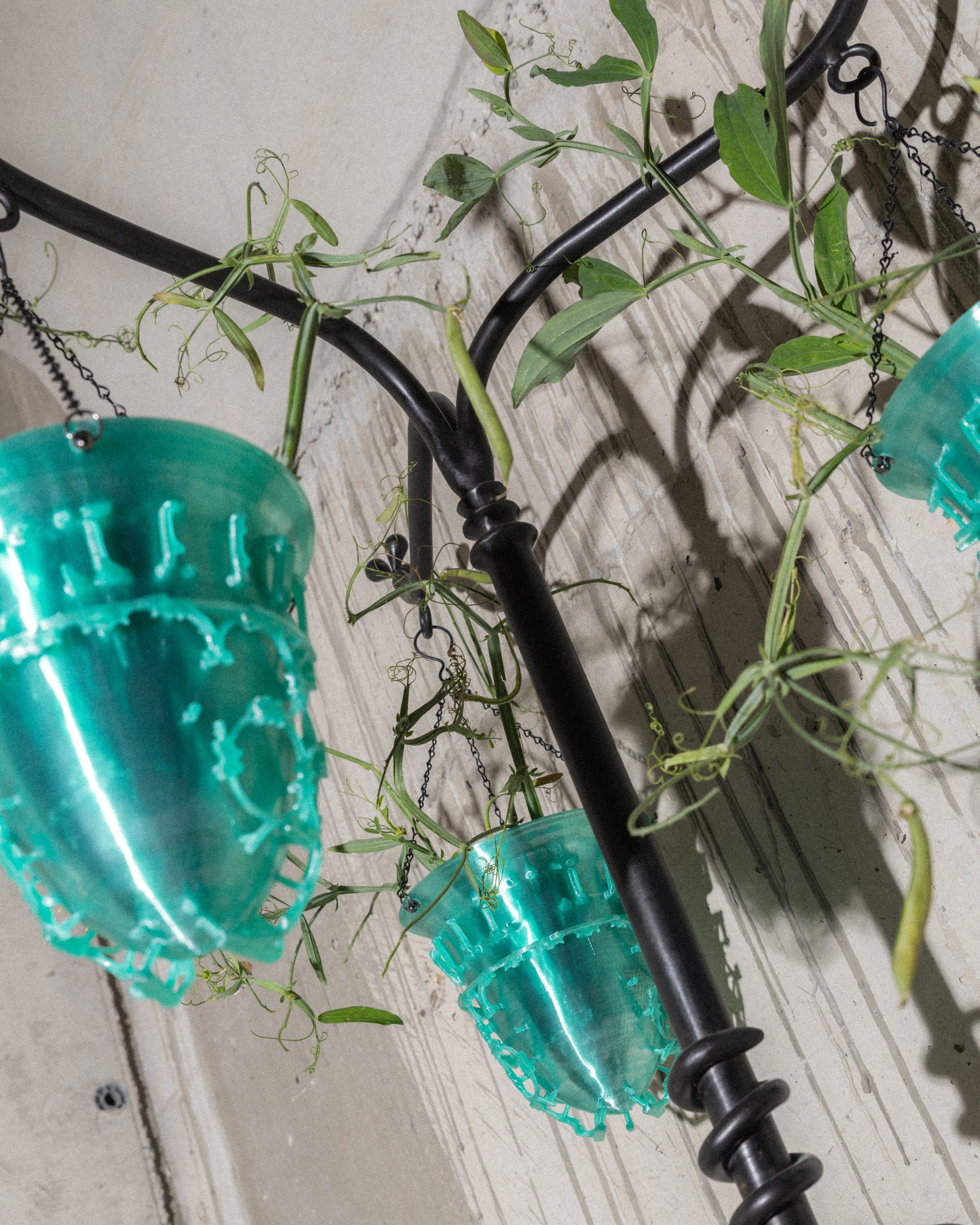Tri-diatreta by London-based Coline Le Quenven by Slancha Hanging Baskets