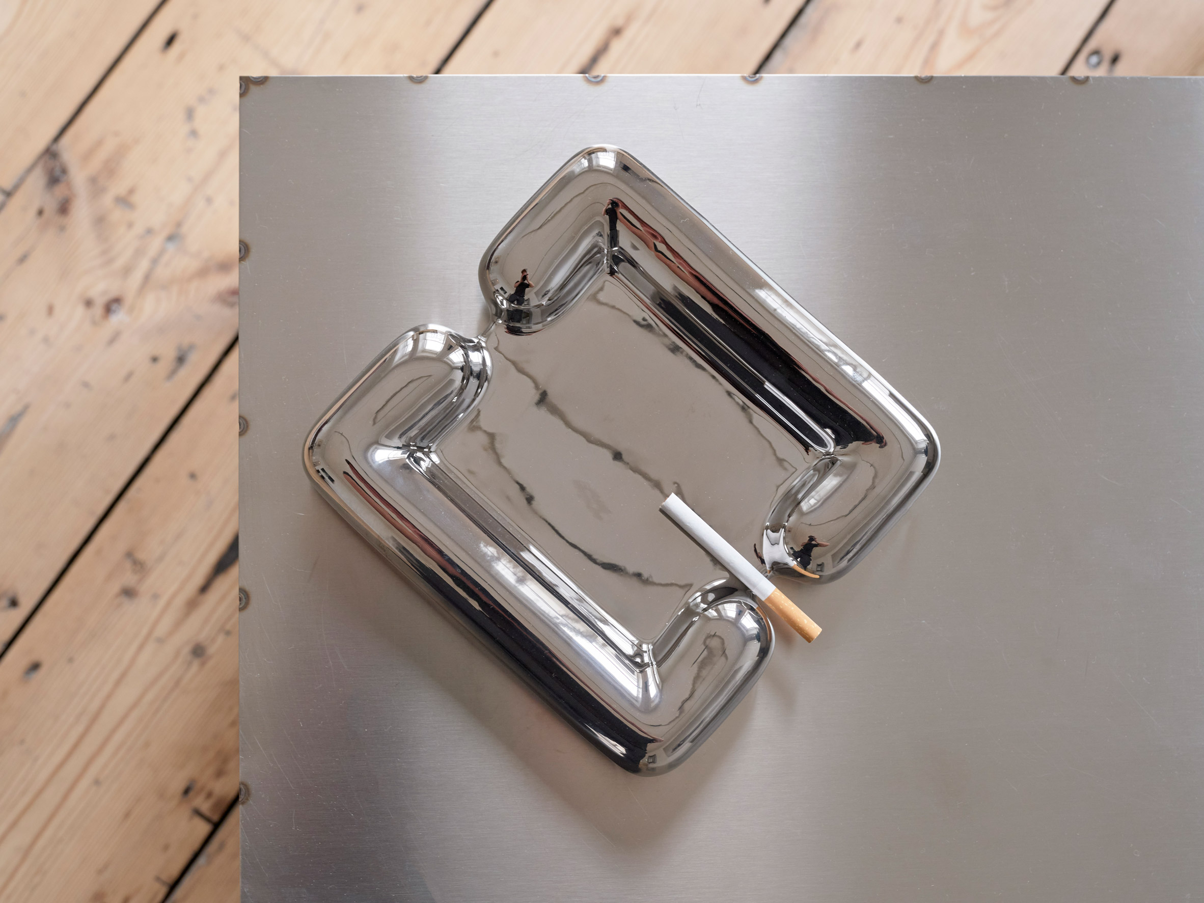 Silver ash tray