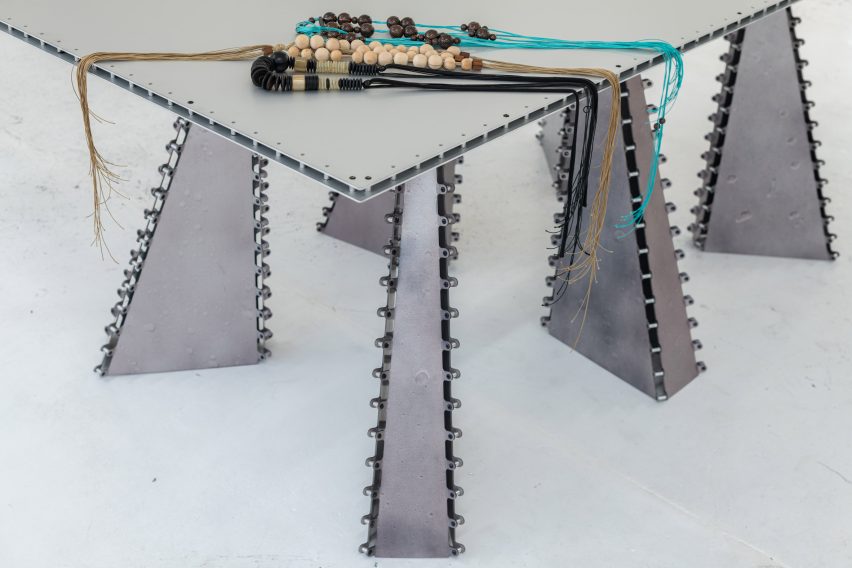 Riveted table