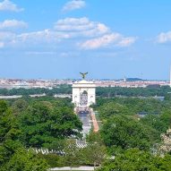 Trump triumphal arch to become "top grade military complex" for launching drones