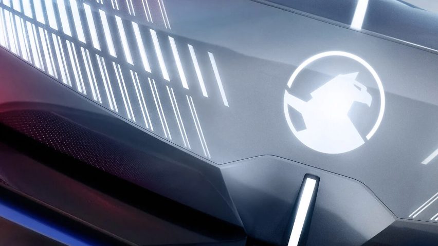 Illuminated Vauxhall logo