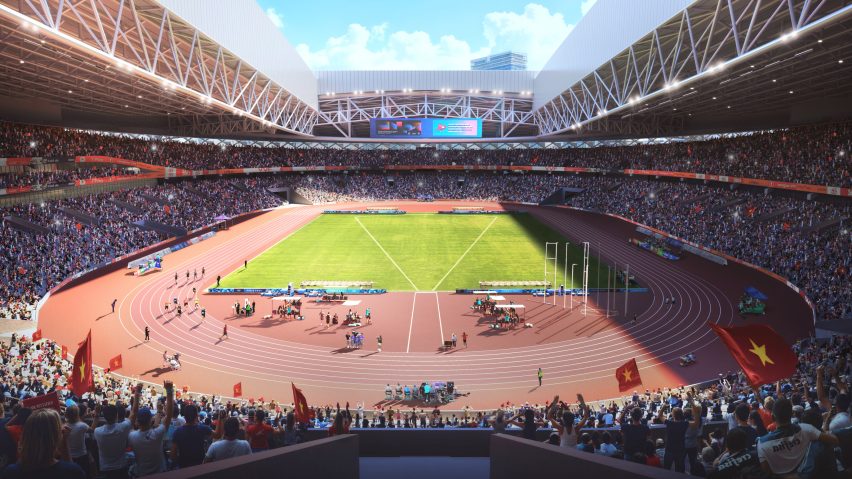 Stadium in Vietnam